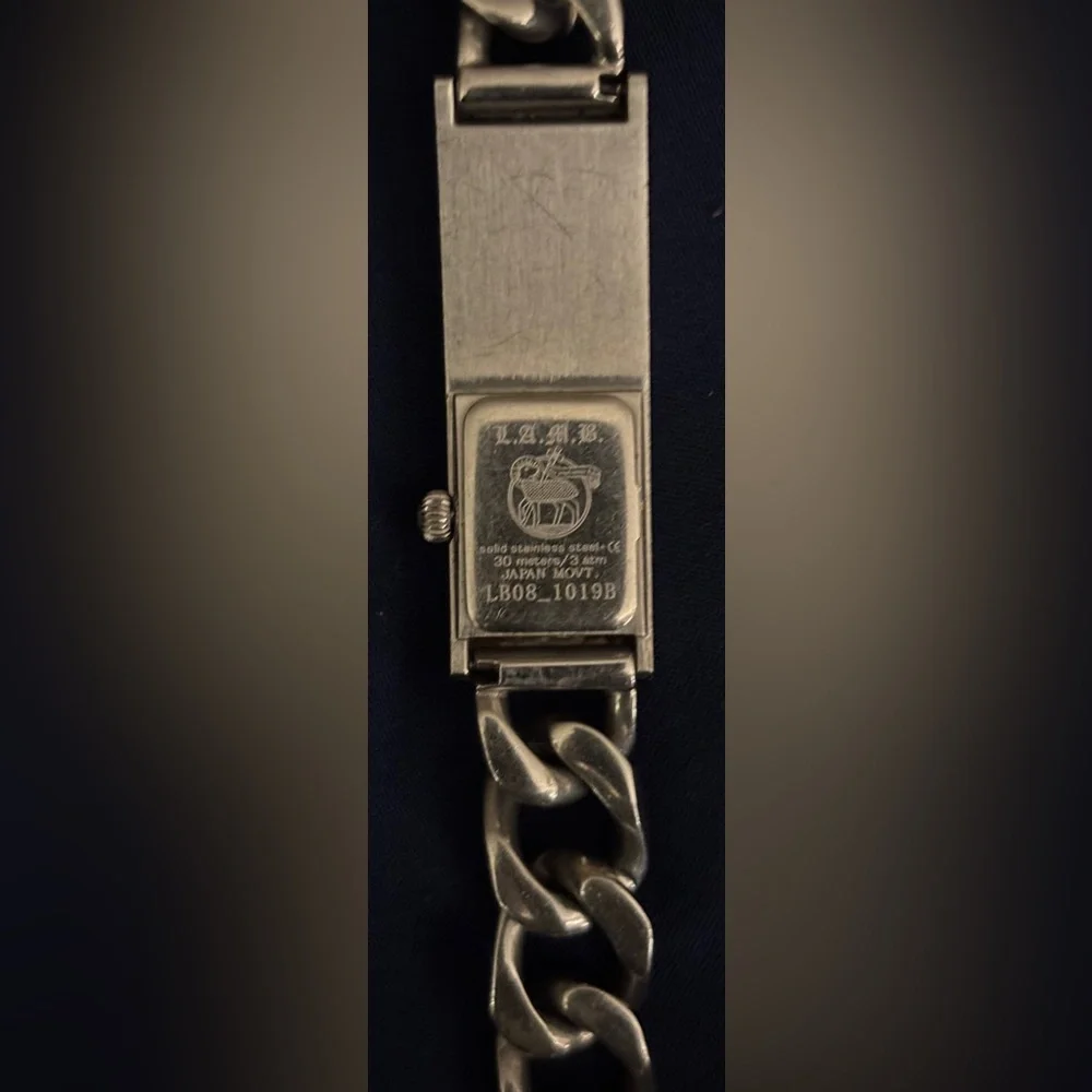 Rare, Dainty Solid Stainless Steel L.A.M.B. Watch - Picture 4 of 9